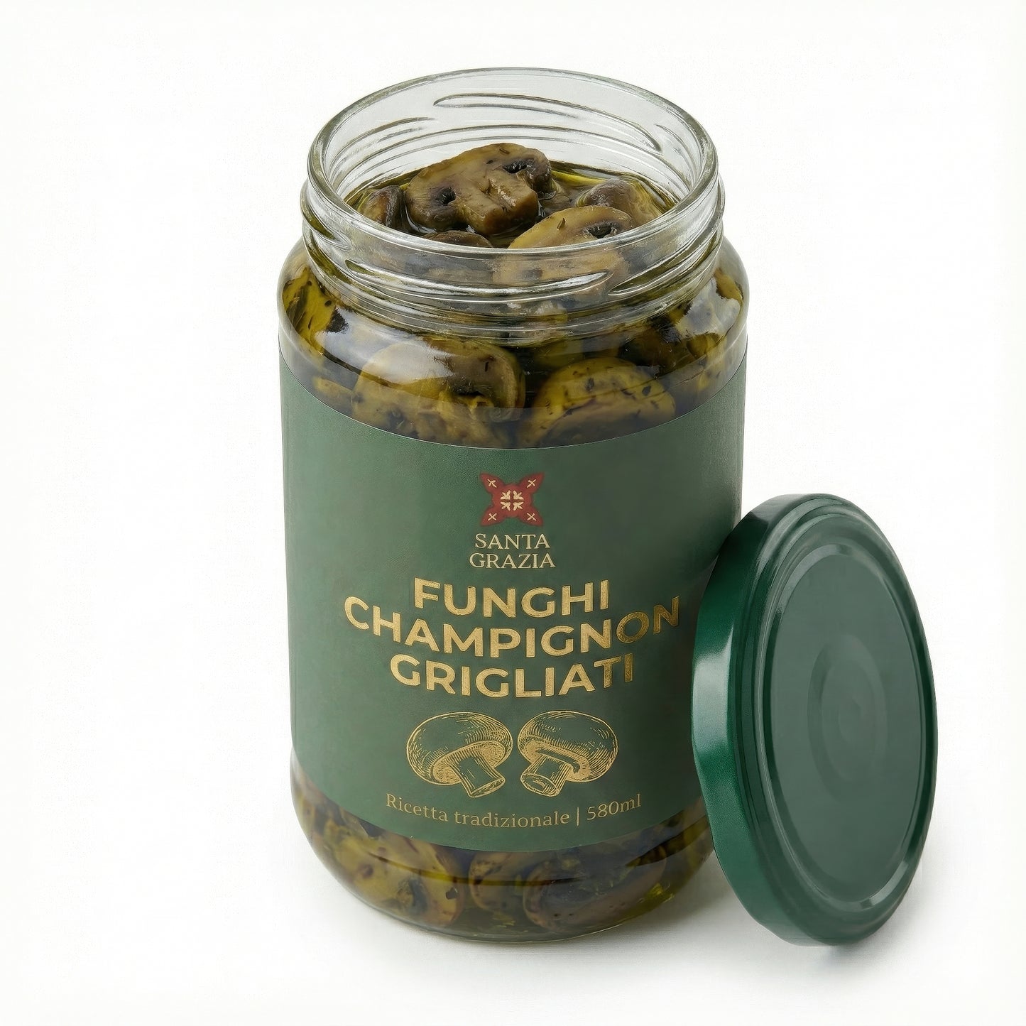 Funghi Champignon Grigliati